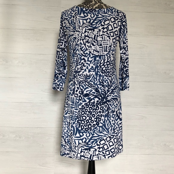 Lilly Pulitzer Dress Stretch cotton knit medium - Picture 2 of 8